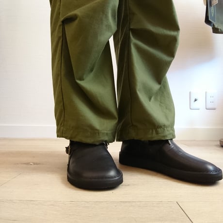 【Fracap/フラカップ】バケッタレザーシューズ　ブラック