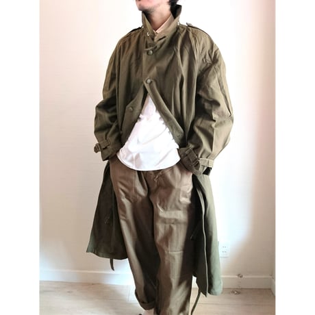 【French Army M-35 MotorCycle Coat  Deadstock】フランス軍  M-35 モーターサイクルコート  DeadStock