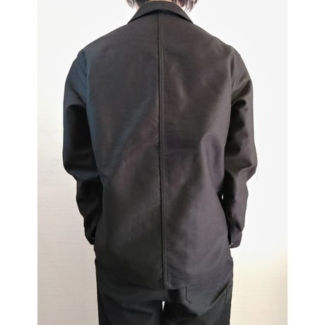 【Le Sans Pareil/ル サン パレイユ】コットンモールスキン トラディショナル ダブルカバーオール　ブラック