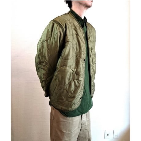 【US. Army M-65 Field Jacket Quilting Liner Used】アメリカ軍 M-65 フィールドジャケット キルティングライナー Used