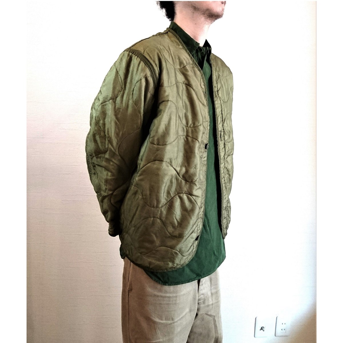 US. Army M-65 Field Jacket Quilting Liner Used US. Army M-65 Field Jacket Quilting Liner Used