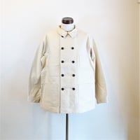 【Le Sans Pareil/ル サン パレイユ】コットンモールスキン トラディショナル ダブルカバーオール　アイボリー