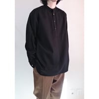 【Audience/オーディエンス】6オンスオックスフォード プルオーバー ボクシーシャツ　ブラック