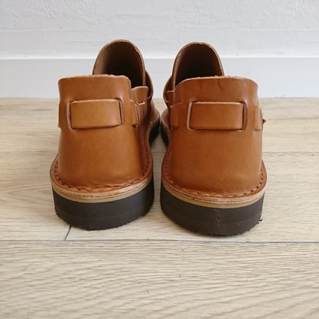 【Fracap/フラカップ】バケッタレザーシューズ　ブラウン
