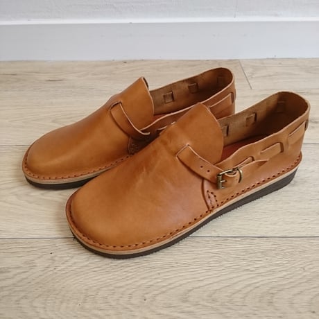【Fracap/フラカップ】バケッタレザーシューズ　ブラウン