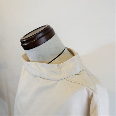 【Newlyn Smocks/ニューリン スモック】Round Neck Smocks　ラウンドネックスモック　オフホワイト