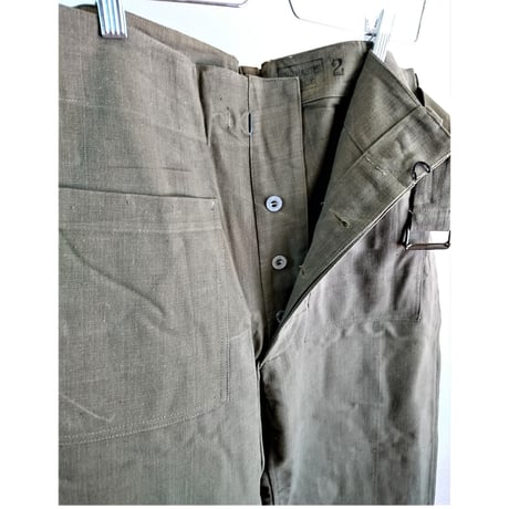 【French Army M-35 Motorcycle Pants DeadStock】フランス軍 M-35 モーターサイクルパンツ DeadStock