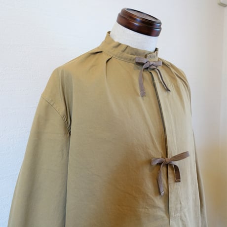 【ARMY TWILL/アーミーツイル】Broken Twill Smock ブロークン ツイル スモック　ベージュ