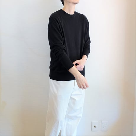 再入荷【gicipi/ジチピ】LUPO ルーポ（クルーネック）　ブラック　グレー