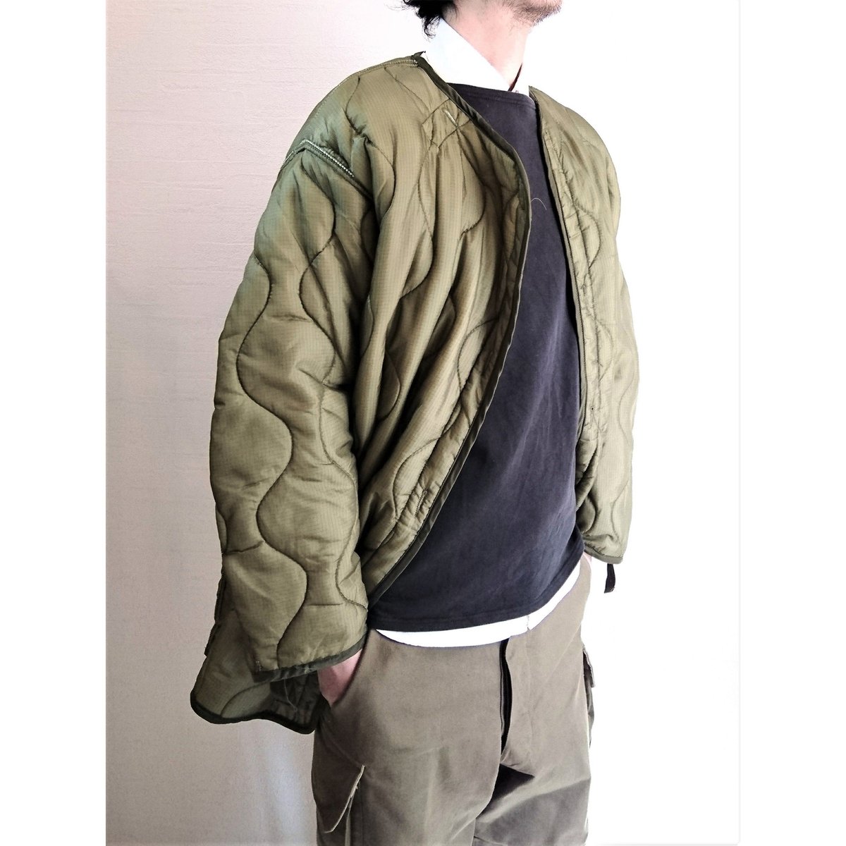 【US. Army M-65 Field Parka Quilting Liner DeadStock】アメリカ軍 M-65 フィールドパーカー  キルティングライナー DeadStock