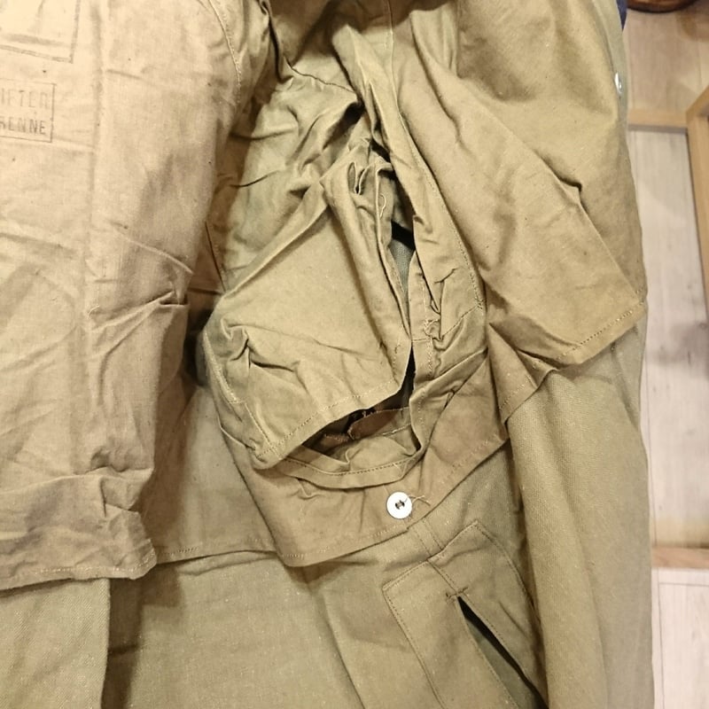 French Army M-35 MotorCycle Coat Deadstock】フラ French Army M-35 MotorCycle Coat Deadstock】フラ