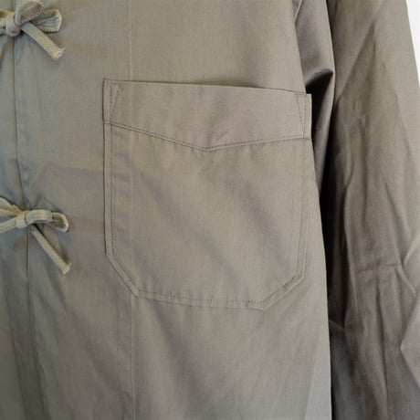 【ARMY TWILL/アーミーツイル】Cotton Polyester Plain Wave Tape Shirt　コットンポリエステル プレーンウィーブ テープシャツ　カーキ
