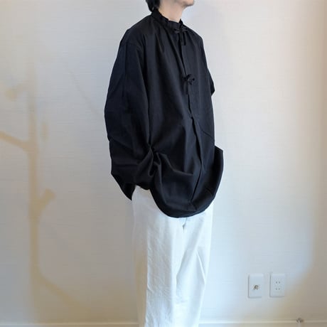 【ARMY TWILL/アーミーツイル】Cotton Slab Smock コットンスラブ スモック　ブラック