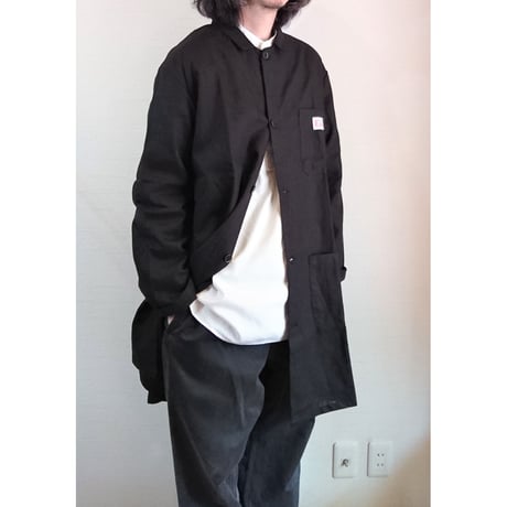【HOLD FAST/ホールドファスト】Warehouse Linen Coat ウエアハウス リネンコート　ブラック