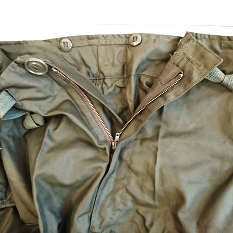 【Cnadian Army 80´S Wind Over Pants Dead Stock】カナダ軍 80´S ウィンド オーバーパンツ  DeadStock　 Long/Small