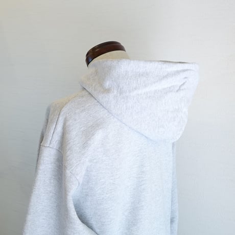 【LOS ANGELES APPAREL/ロサンゼルスアパレル】 14OZ HEAVY WEIGHT ZIP PARKA　ライトグレー