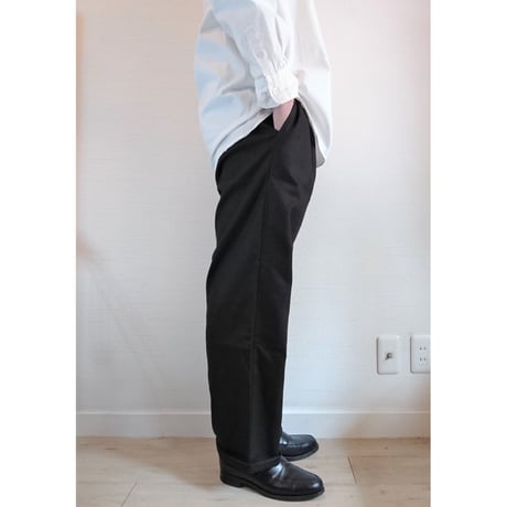 【HOLD FAST/ホールドファスト】Chef  Linen Trousers シェフ リネントラウザーズ　ブラック
