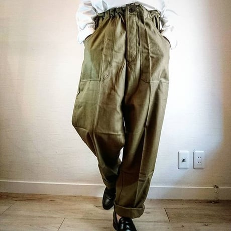 【Czech Army 80's Easy Pants DeadStock】チェコ軍 80's イージーパンツ DeadStock