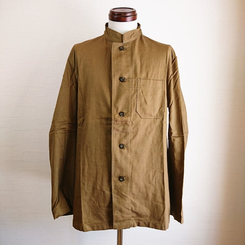 50s〜60s チェコ軍　マオカラーワークジャケット CZECH ARMY チェコ軍 50〜 60年代 デッドストック タグ付き