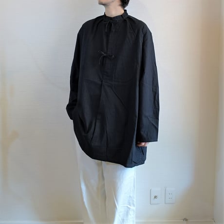 【ARMY TWILL/アーミーツイル】Cotton Slab Smock コットンスラブ スモック　ブラック