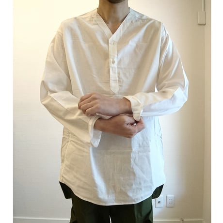 【Russian Military Sleeping Shirt Henley Neck DeadStock】ロシア軍 スリーピングシャツ ヘンリーネック DeadStock