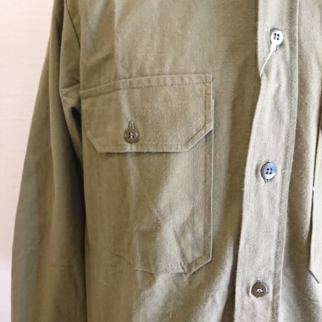 【Greece Army Utility Shirt used】ギリシャ軍 ユーティリティシャツ　used