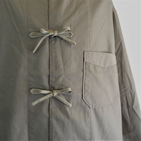 【ARMY TWILL/アーミーツイル】Cotton Polyester Plain Wave Tape Shirt　コットンポリエステル プレーンウィーブ テープシャツ　カーキ
