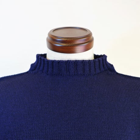 【 Guernsey Woollens/ガンジーウーレンズ】TRADITIONAL GUERNSEY SWEATER トラディショナル ガンジーセーター　ネイビー