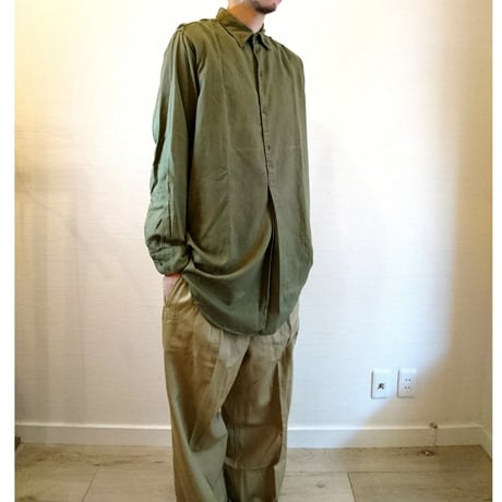 【Czech Army 70's Sleeping Shirts DeadStock】チェコ軍 70's スリーピングシャツ DeadStock