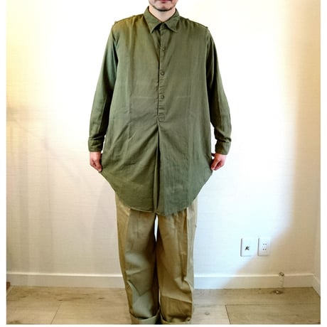 【Czech Army 70's Sleeping Shirts DeadStock】チェコ軍 70's スリーピングシャツ DeadStock