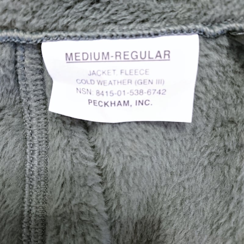 US.Army ECWCS GEN3 LEVEL3 Fleece DeadStock】アメリ...