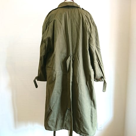 【French Army M-35 MotorCycle Coat  Deadstock】フランス軍  M-35 モーターサイクルコート  DeadStock