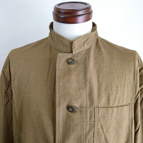【Czech Army 50's MaoCollor Jacket DeadStock】チェコ軍 50'sマオカラー ジャケットDeadStock