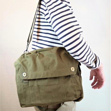 【Finland Army Canvas Shoulder Bag DeadStock】フィンランド軍キャンバスショルダーバッグ DeadStock