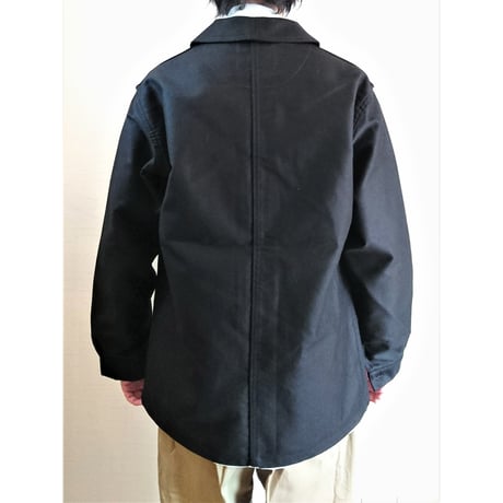 【Le Sans Pareil/ル サン パレイユ】コットンモールスキン トラディショナル カバーオール　ブラック
