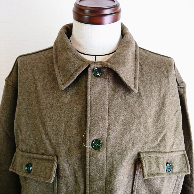 Italian Army Wool Jacket DeadStock】イタリア軍 ウールジ