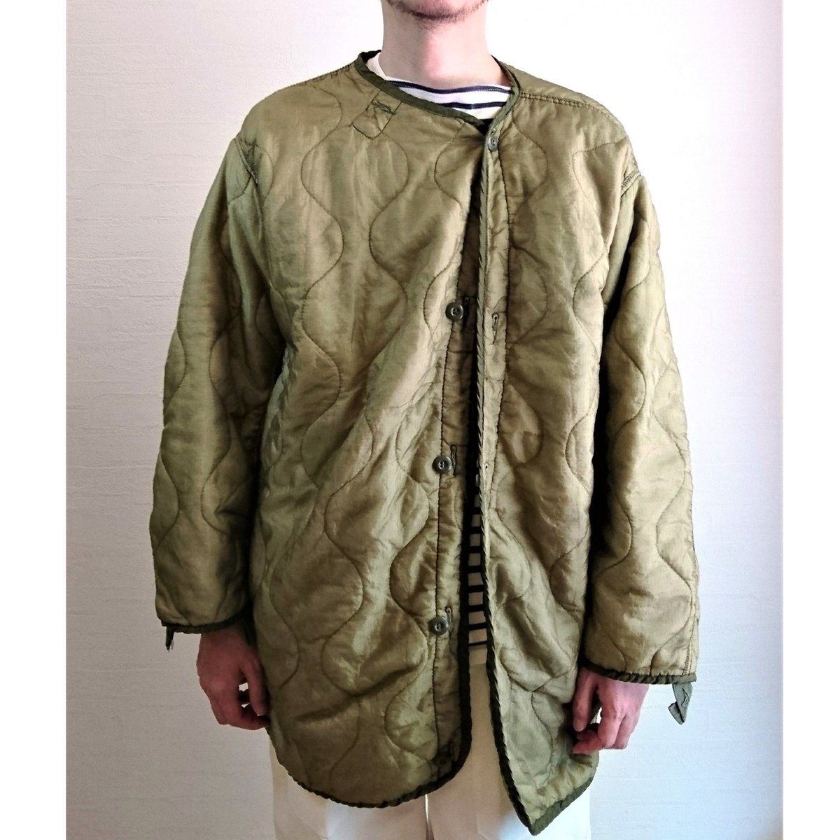 US. Army M-65 Field Parka Quilting Liner Used】...