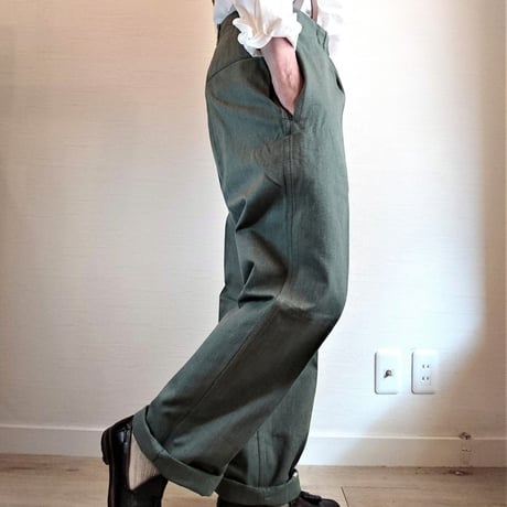 【Swedish Army 50's Prisoner Pants DeadStock】 スウェーデン軍 50's プリズナーパンツDeadStock