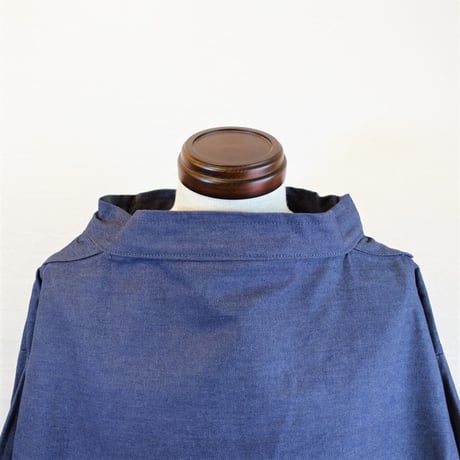 【Newlyn Smocks/ニューリン スモック】Round Neck Smocks　ラウンドネックスモック　デニム