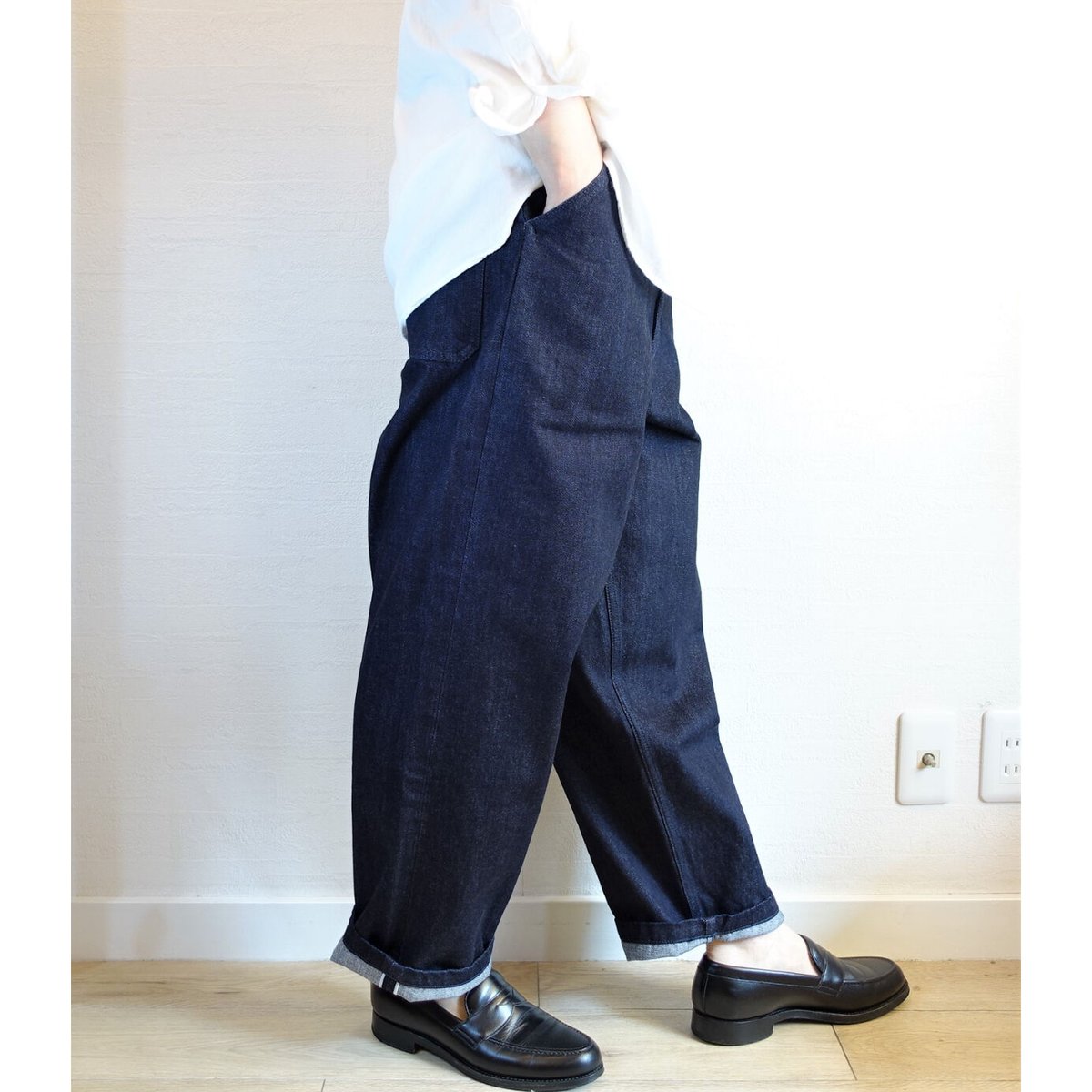 Audience/オーディエンス】赤耳インディゴデニム ユーティリティー