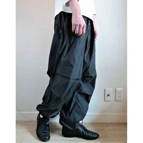 【US.Army Snow Camo Pants Remake Pocket DeadStock】アメリカ軍  スノーカモパンツ リメイクポケット 後染めブラック  DeadStock