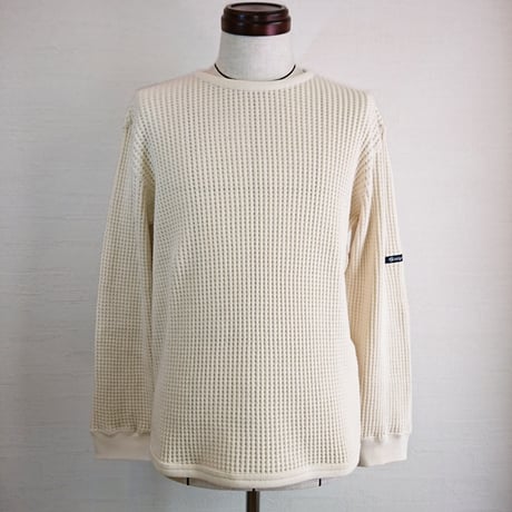 【Tieasy AUTHENTIC CLASSIC/ティージーオーセンティッククラシック】SUPER THERMAL CREW  スーパーサーマルクルー　ナチュラル