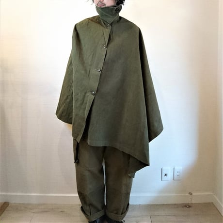 【Netherlands Army 50's Sniper Cape Used】オランダ軍 50's スナイパーマント Used