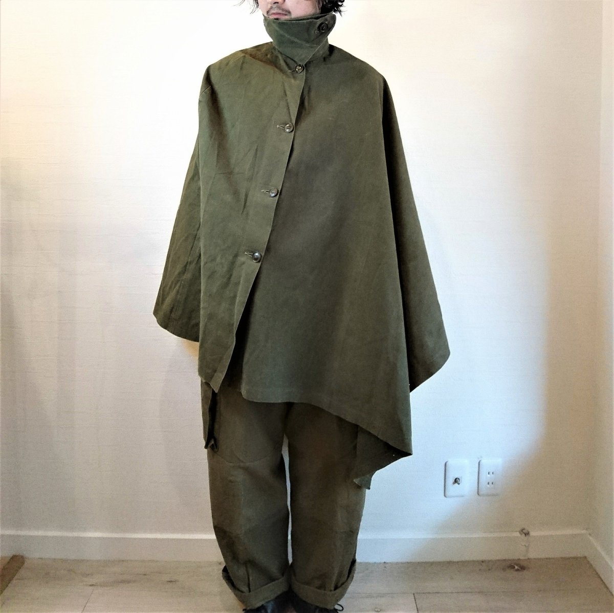 Netherlands Army 50's Sniper Cape Used】オランダ軍 5