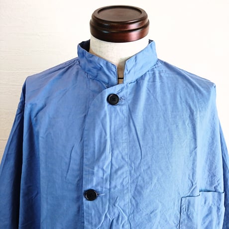 【US.Army 40's Hospital Shirts Standcollar DeadStock】アメリカ軍 40's ホスピタルシャツ スタンドカラー DeadStock