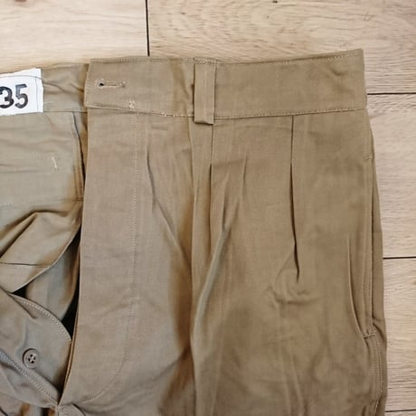 【French Army M-52 Chino Pants Late Model DeadStock】フランス軍 M-52 チノパンツ後期型 DeadStock