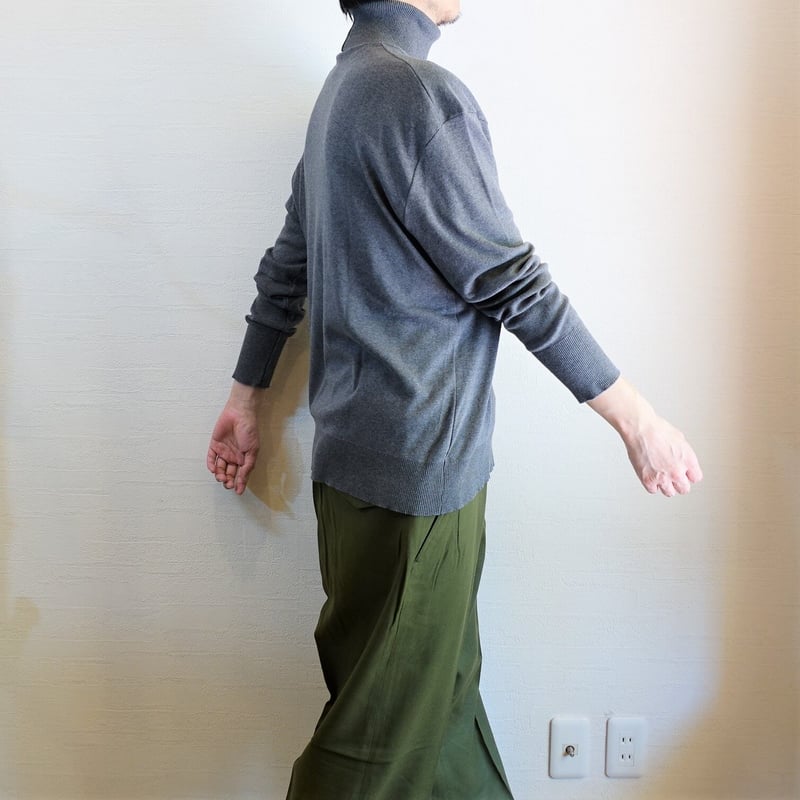 gicipi/ジチピ】TIGRE ティーグレ（タートルネック） グレー | GROWER