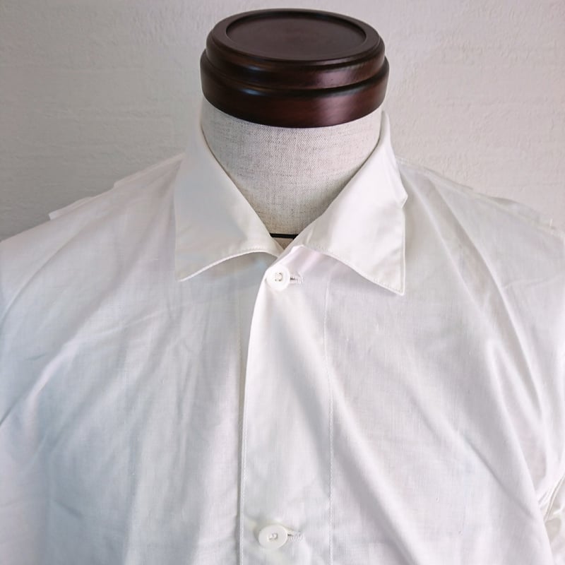 Swedish Army Hospital Shirts DeadStock White 】