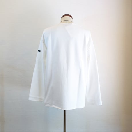 【SAINT JAMES/セントジェームス】OUESSANT SHIRT ウエッソン シャツ　ホワイト