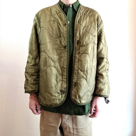 【US. Army M-65 Field Jacket Quilting Liner Used】アメリカ軍 M-65 フィールドジャケット キルティングライナー Used